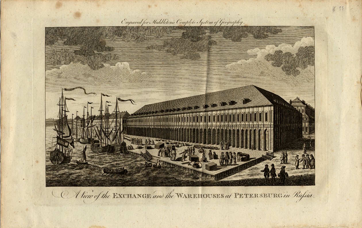 Tőzsde Szentpéterváron, 1778 alkotó: Unbekannt