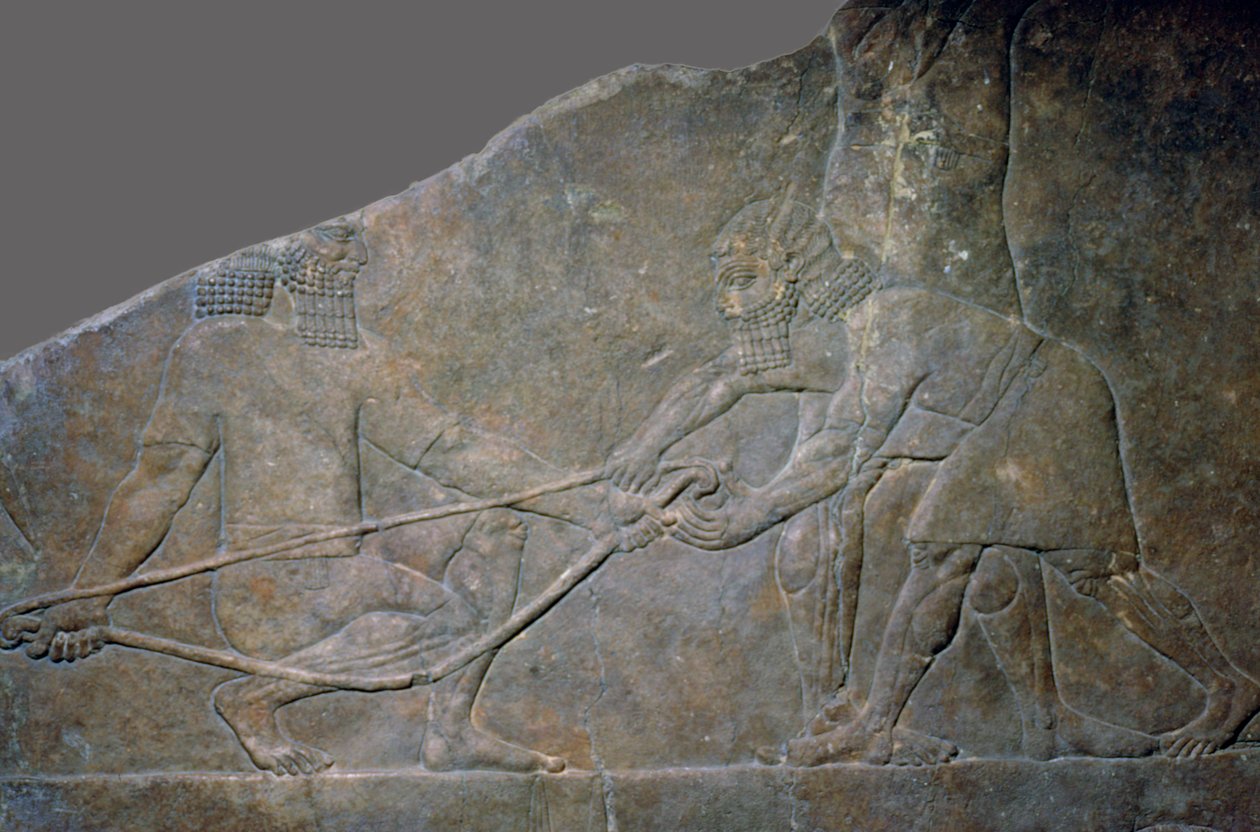 Kőtábla Ashurbanipal északi palotájából, Ninive, Észak-Irak, Neo-asszír, Kr.e. 645 alkotó: Unbekannt