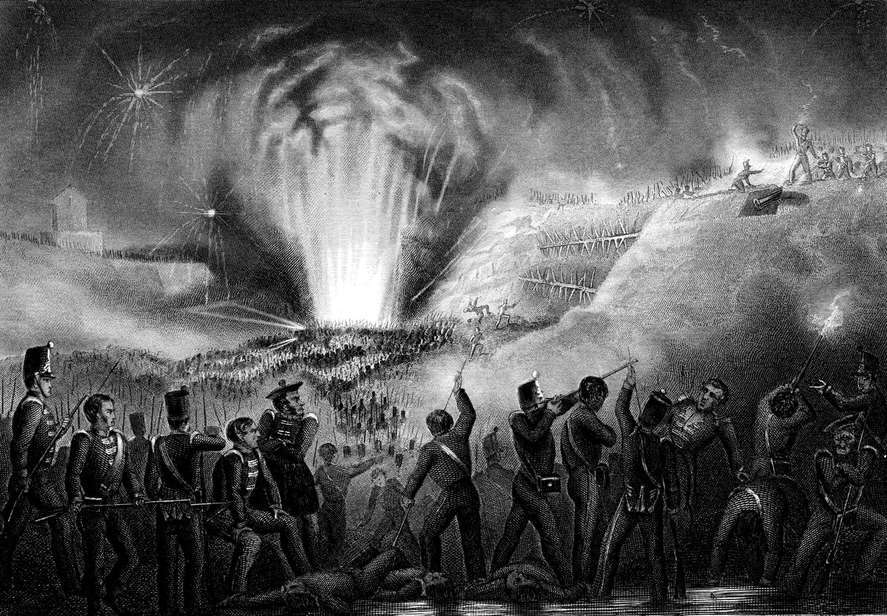 A spanyolországi Badajoz megtámadása, félszigeti háború, 1812. április 6 alkotó: Unbekannt