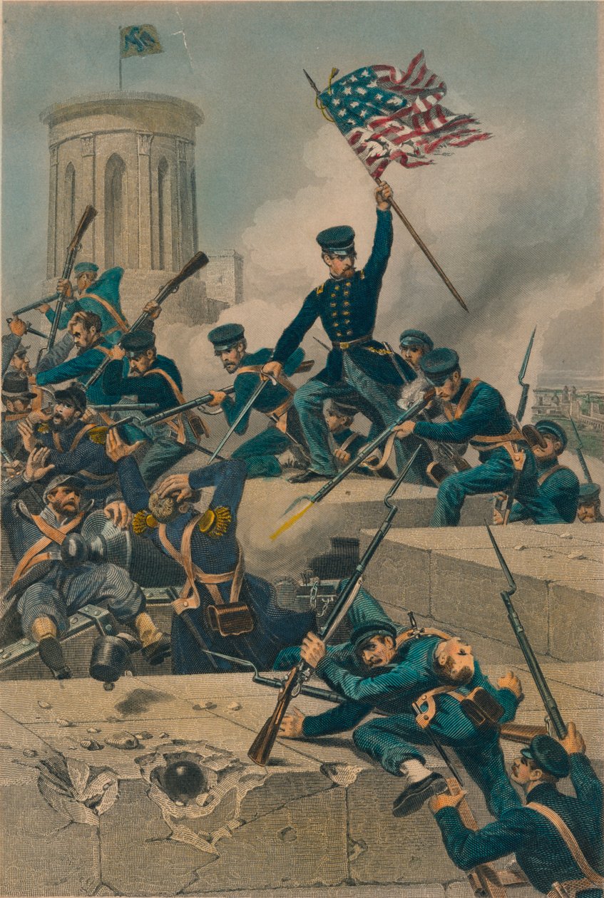 Chapultepec megrohanása, 1877 alkotó: Unbekannt