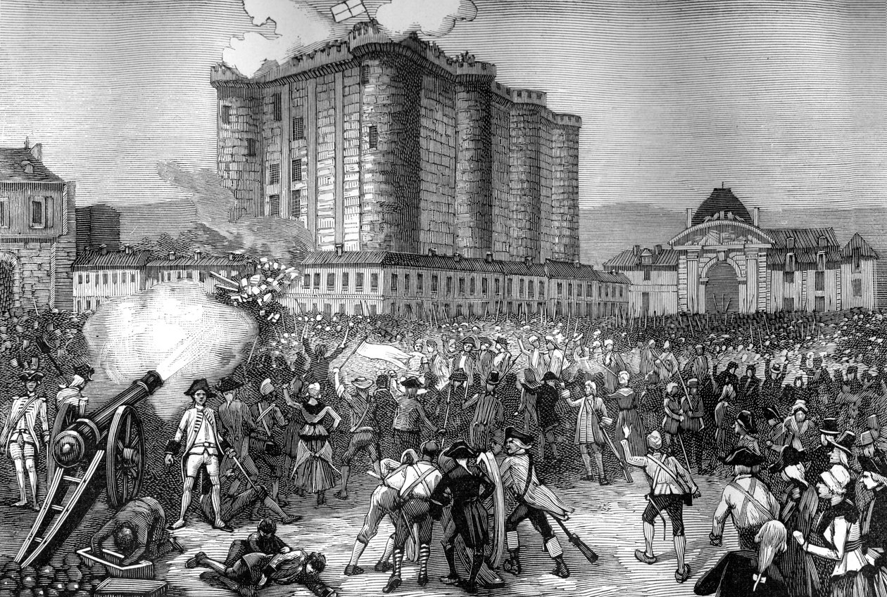 A Bastille megtámadása, Párizs, 1789. július 14. 1882-1884 alkotó: Unbekannt