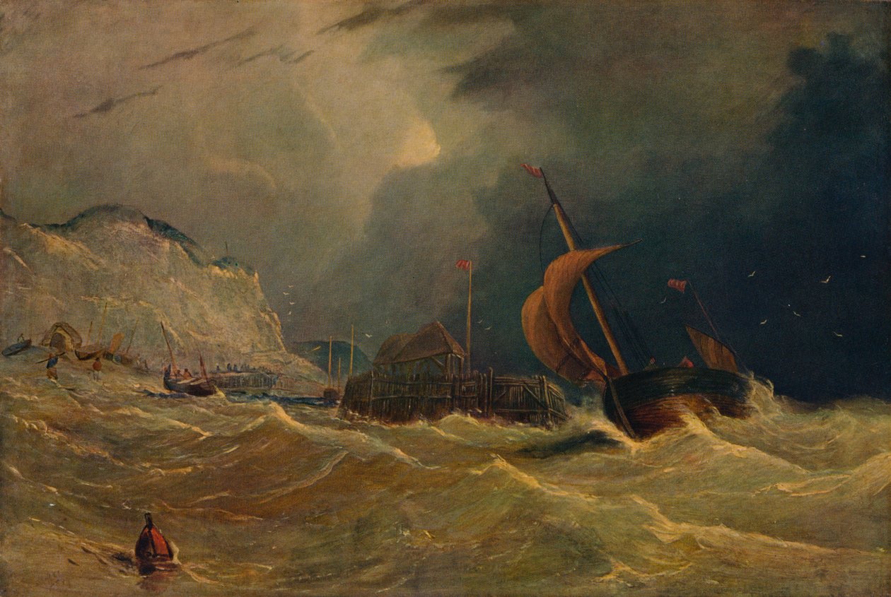 Viharos tengeri táj, c1830, 1938 alkotó: Unbekannt