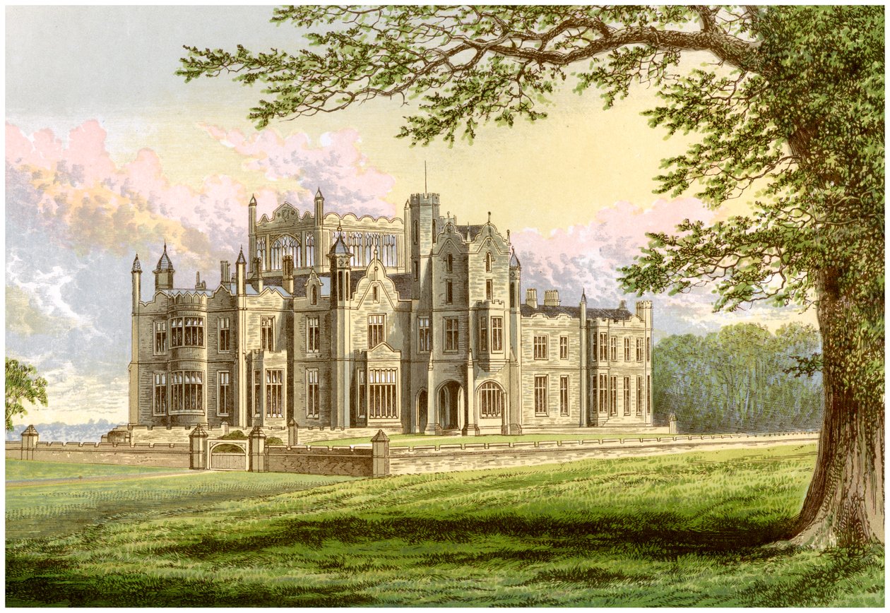 Stourton, Yorkshire, Lord Stourton otthona, 1880 alkotó: Unbekannt