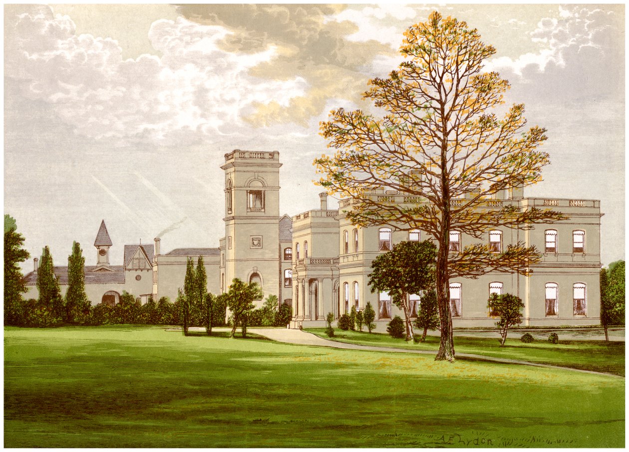 Stowlangtoft Hall, Suffolk, a Wilson család otthona, 1880 alkotó: Unbekannt