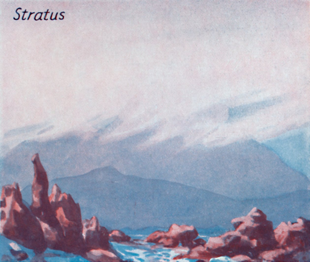 Stratus – A fő felhőformák egy tucatja az égen, 1935 alkotó: Unbekannt