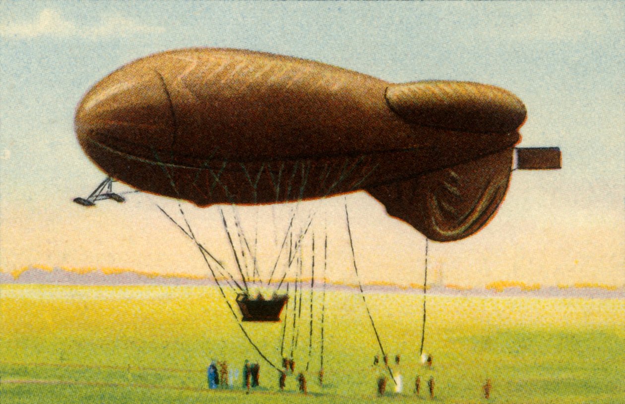 Áramvonalas léggömb kosárral, 1918, 1932. alkotó: Unbekannt
