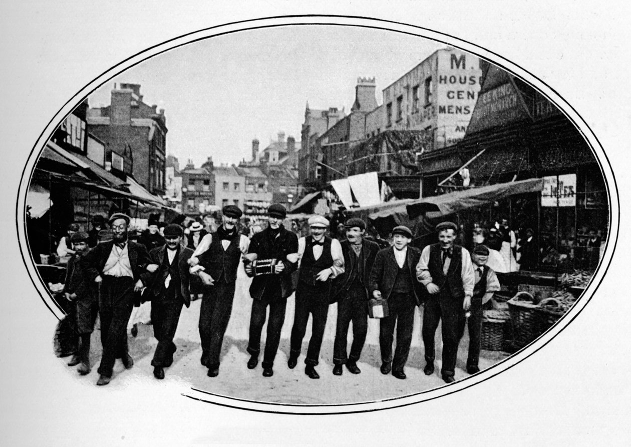 Utcai dallam, London, 1901, 1901 alkotó: Unbekannt