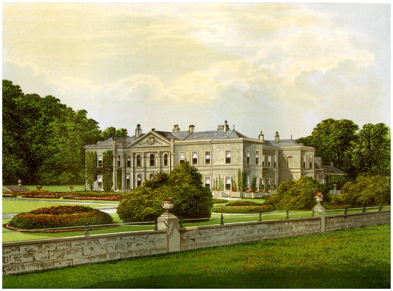 Studley Royal, Yorkshire, Ripon márki otthona, 1880 alkotó: Unbekannt