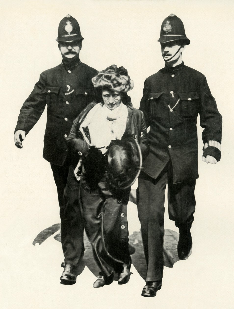 A szüfrazsettet letartóztatják, 1910, 1947. alkotó: Unbekannt