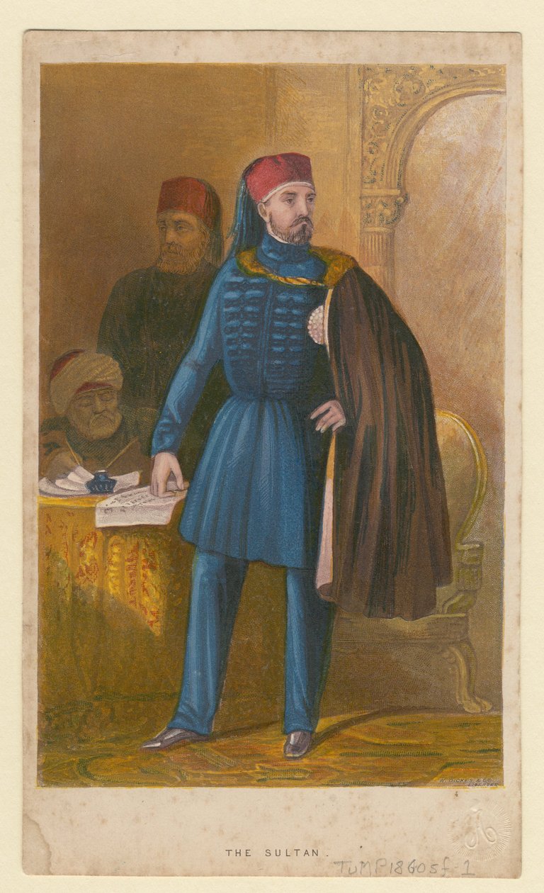 I. Abdulmecid szultán 1823-1861, 1850 alkotó: Unbekannt