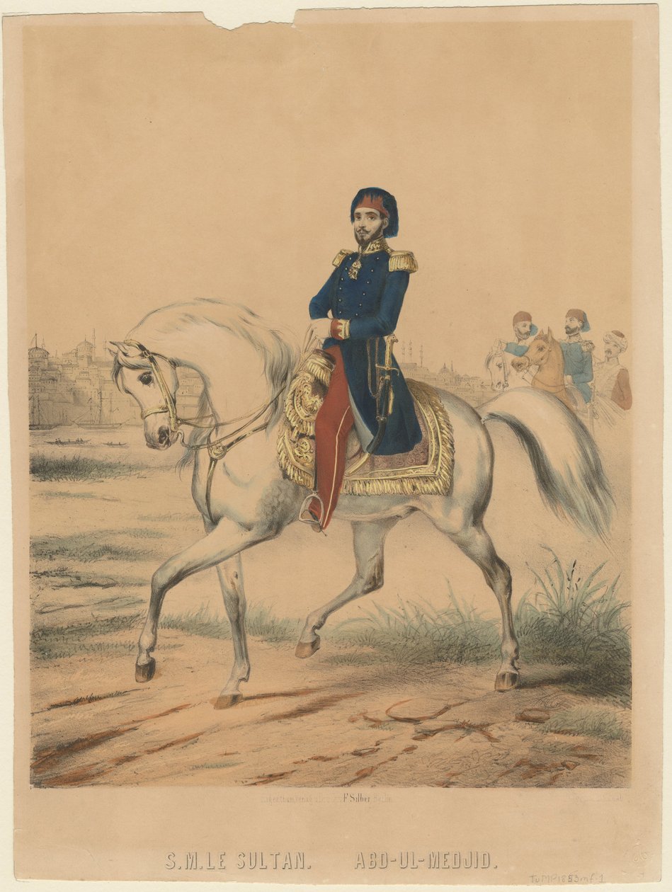 I. Abdulmecid szultán 1823-1861, 1853 alkotó: Unbekannt