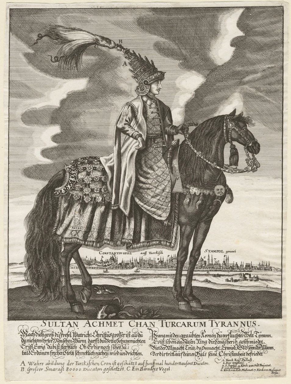 III. Ahmed szultán 1673-1736, 1710 alkotó: Unbekannt