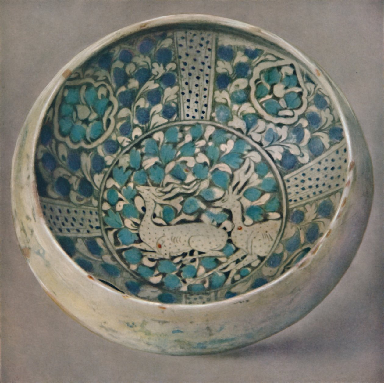 Sultanabad Bowl. 13. vagy 14. század, 1928 alkotó: Unbekannt