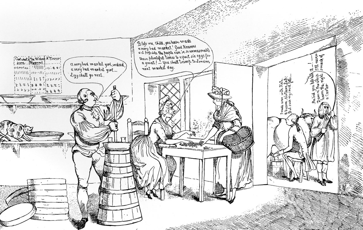 Nyári mulatság a Farmer G----nél Windsor mellett, 1786 alkotó: Unbekannt