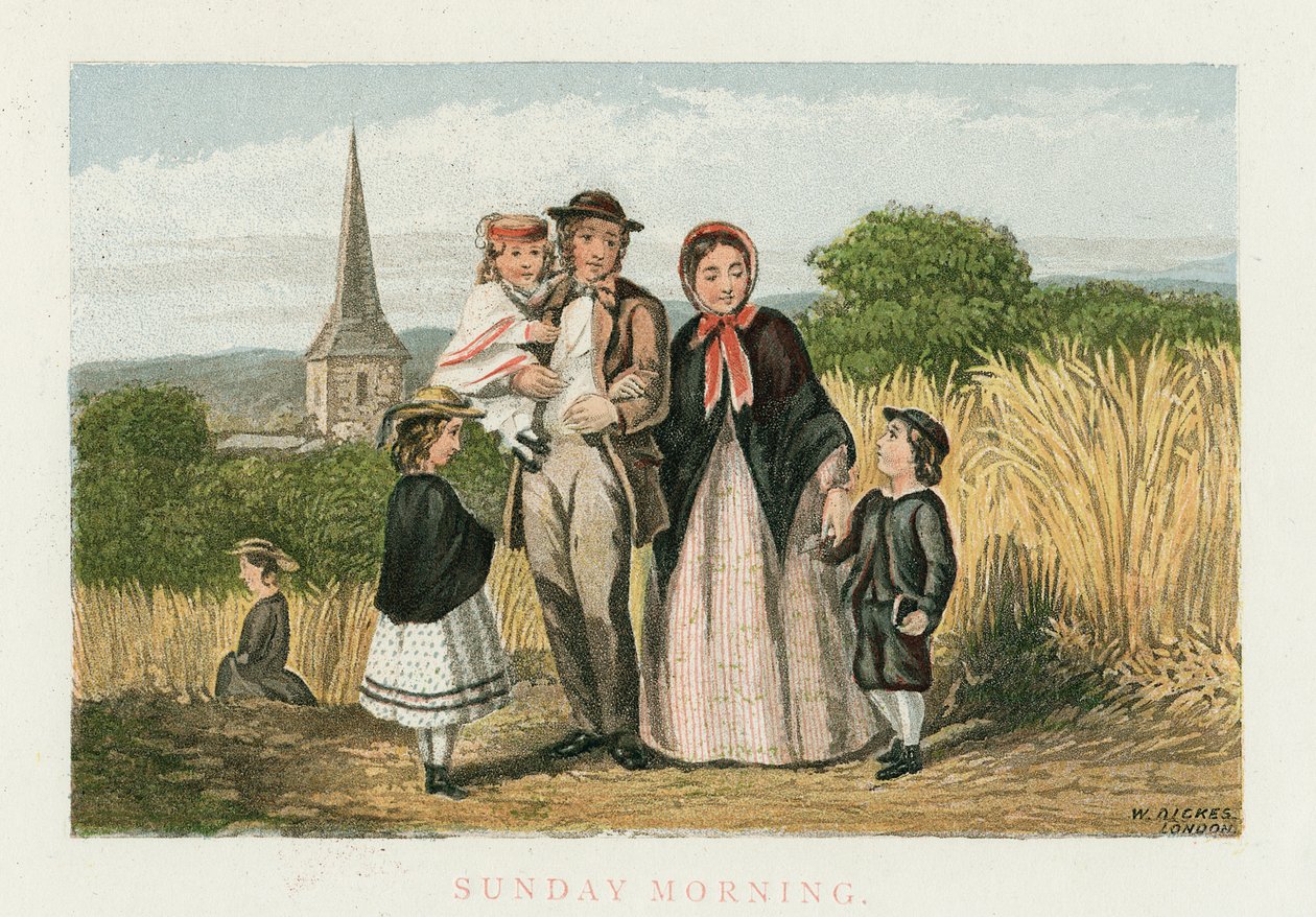Vasárnap reggel, 1880 alkotó: Unbekannt