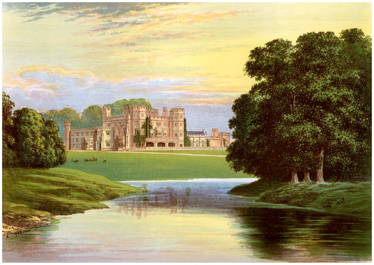 Sundorne kastély, Shrewsbury közelében, Shropshire, a Corbet-Pigott család otthona, 1880 alkotó: Unbekannt