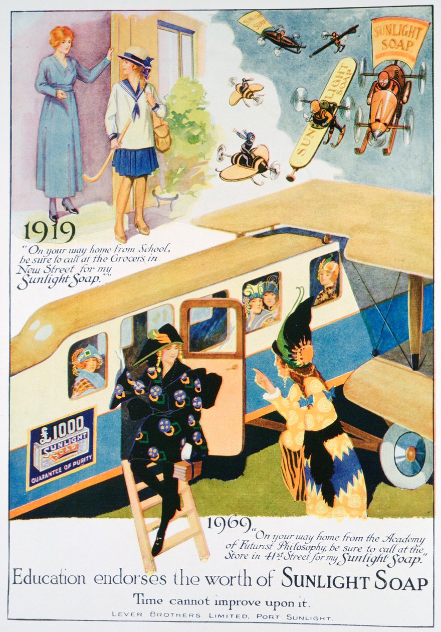 Napfény szappanreklám, 1919 alkotó: Unbekannt