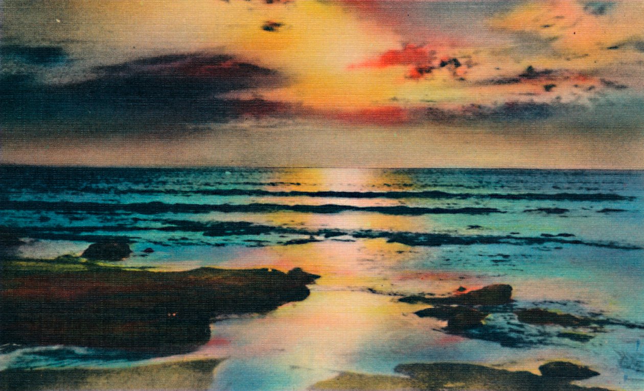 Naplemente a Csendes-óceánon. La Jolla, Kalifornia, 1941 alkotó: Unbekannt