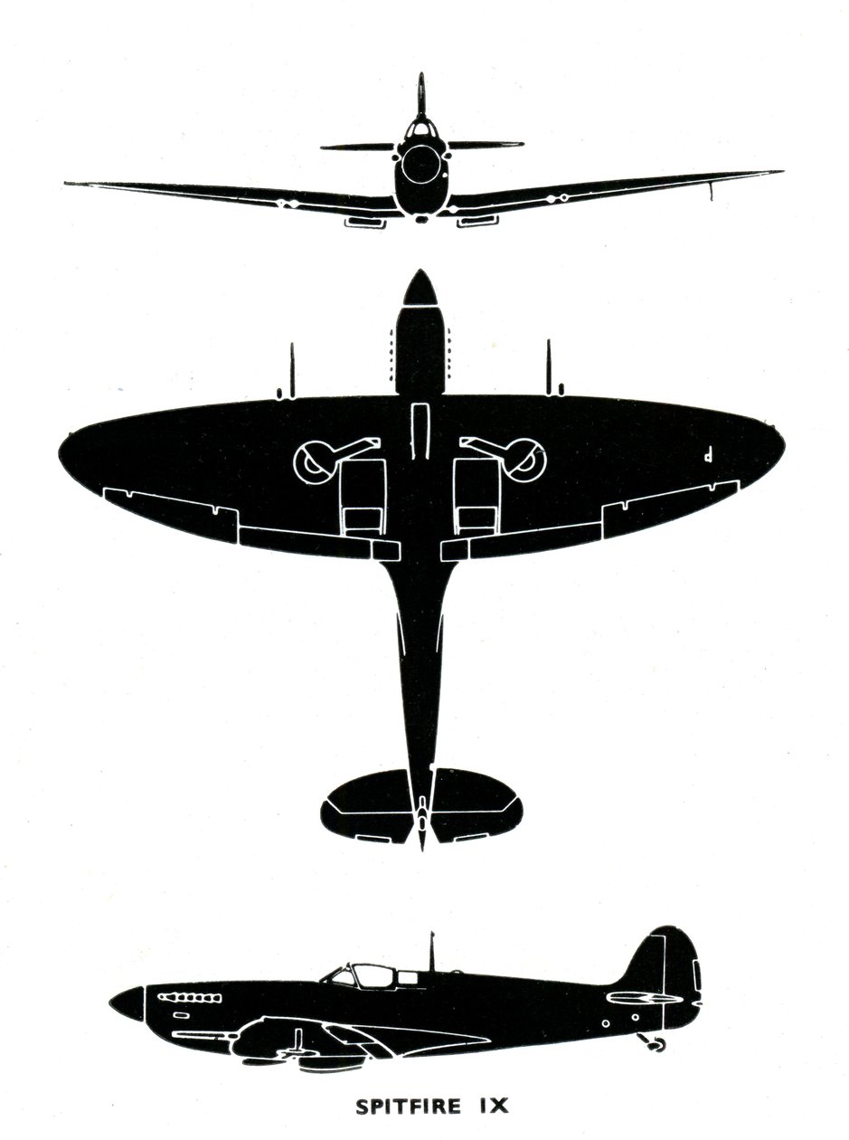 Supermarine Spitfire Mk IX, 1941 alkotó: Unbekannt