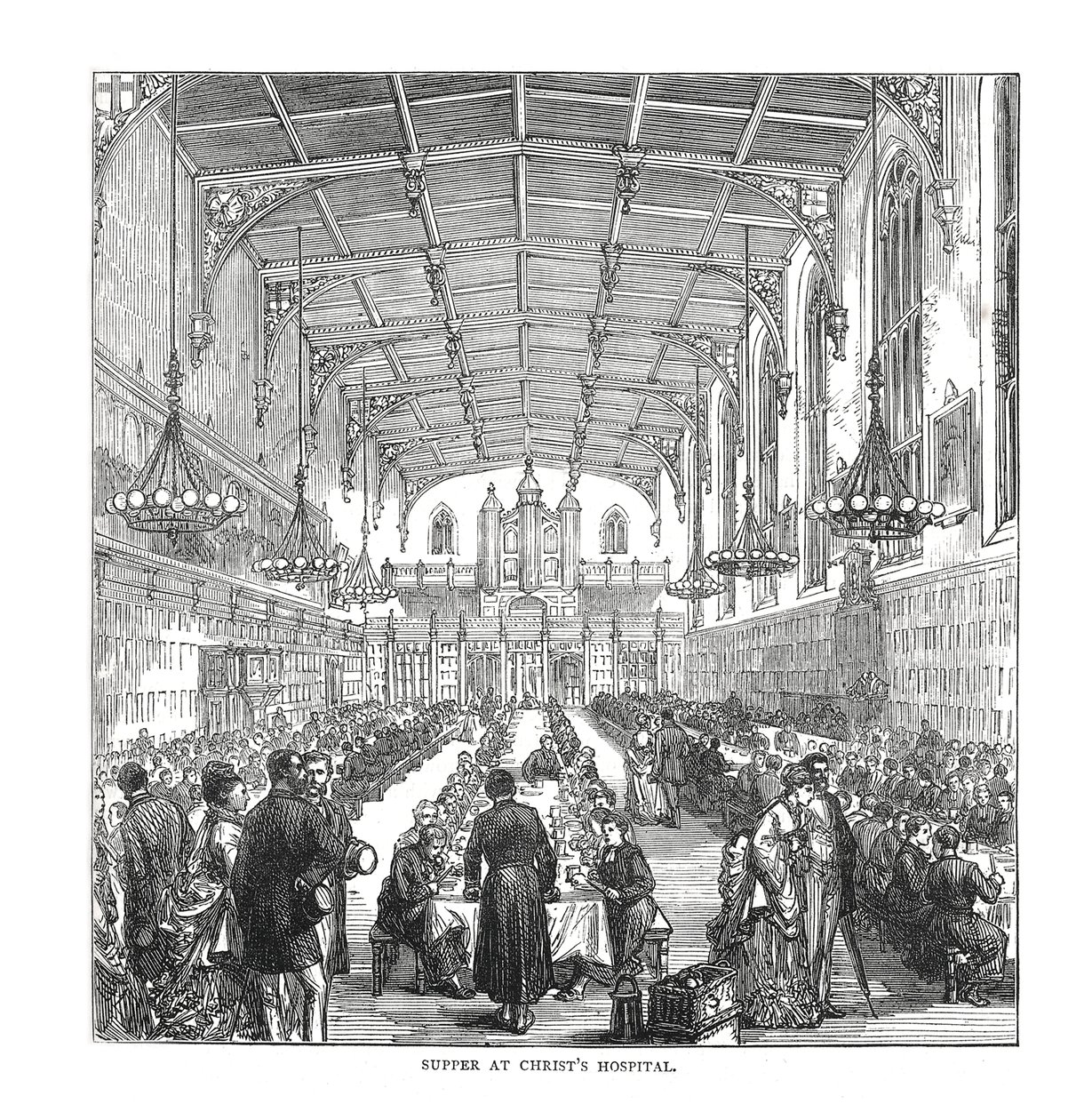 Vacsora a Christs Kórházban, 1878 alkotó: Unbekannt