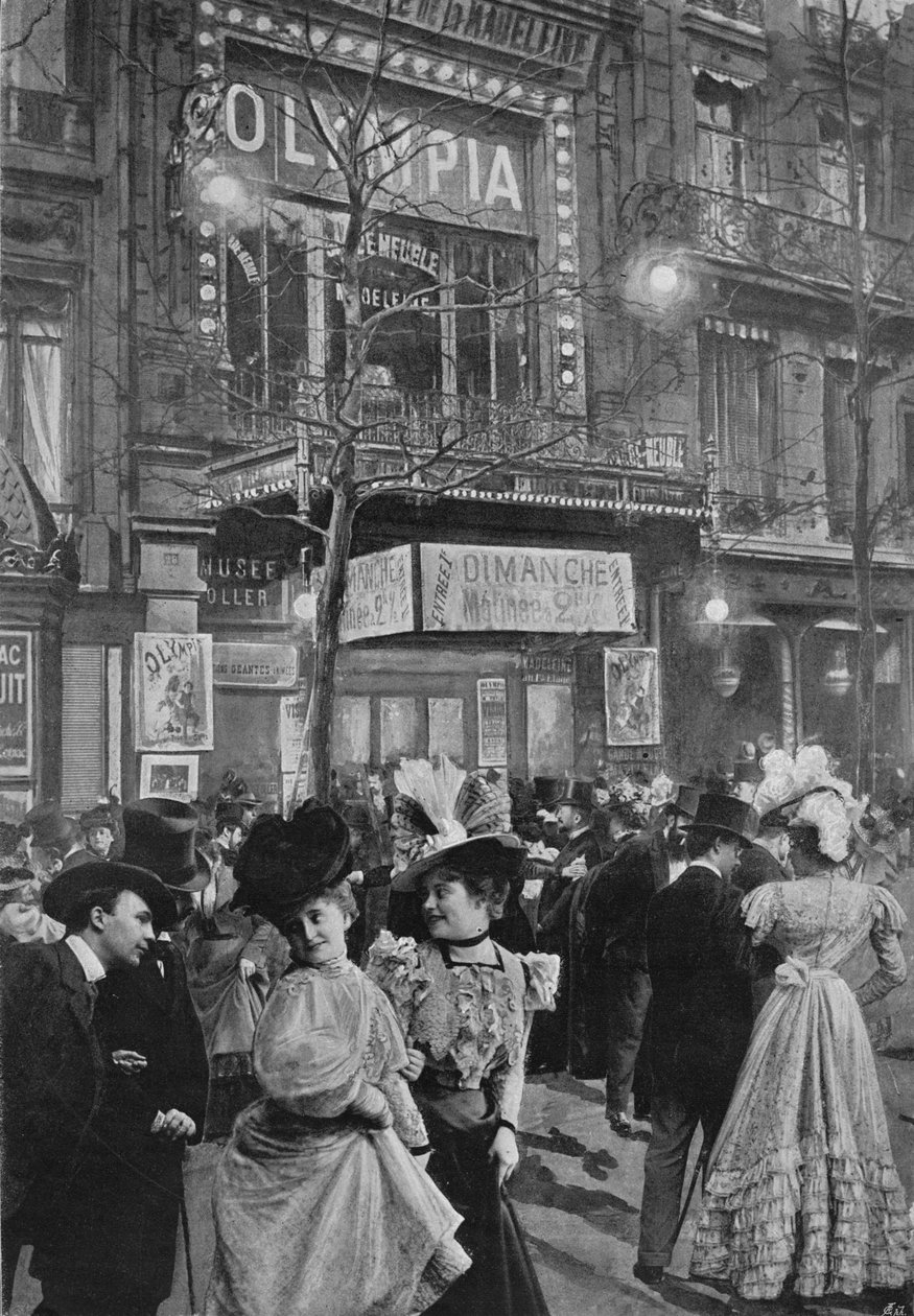 On The Boulevard – Kilépés Olympiából, 1900 alkotó: Unbekannt