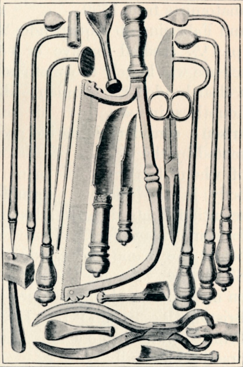 Sebészeti műszerek, 1639, 1903 alkotó: Unbekannt