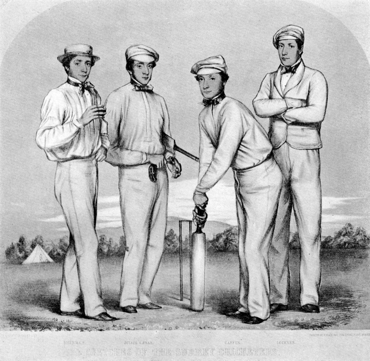 Surrey Cricketers, 1852-1912 alkotó: Unbekannt