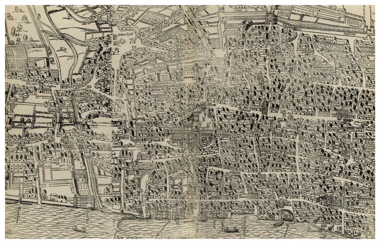 Londoni felmérés, 16. vagy 17. század, 1886 alkotó: Unbekannt