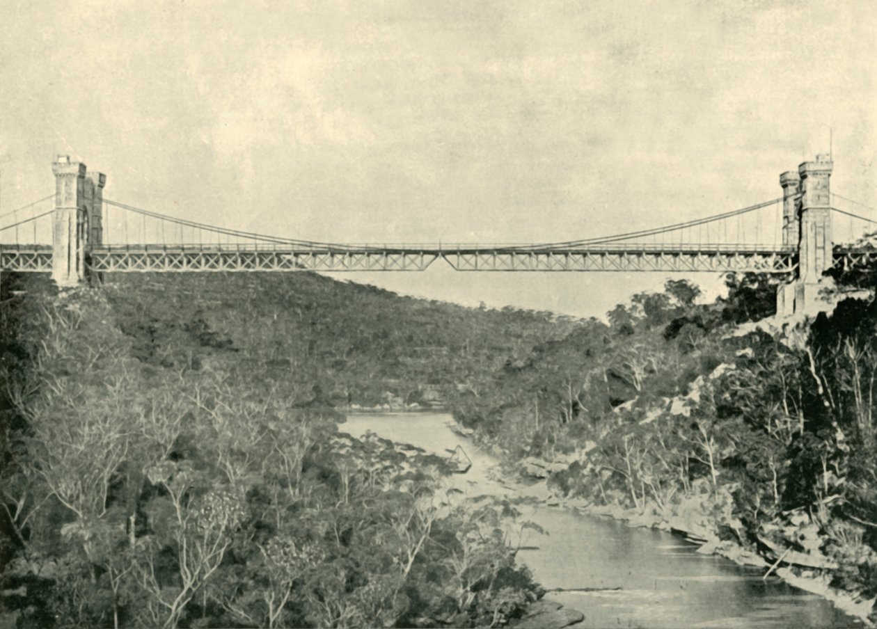 Függőhíd, North Sydney, 1901. alkotó: Unbekannt
