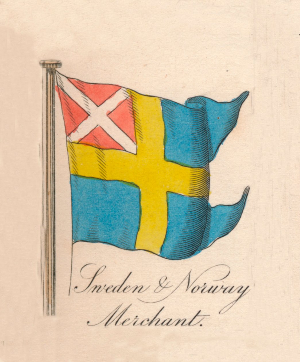 Svédország és Norvég kereskedő, 1838 alkotó: Unbekannt