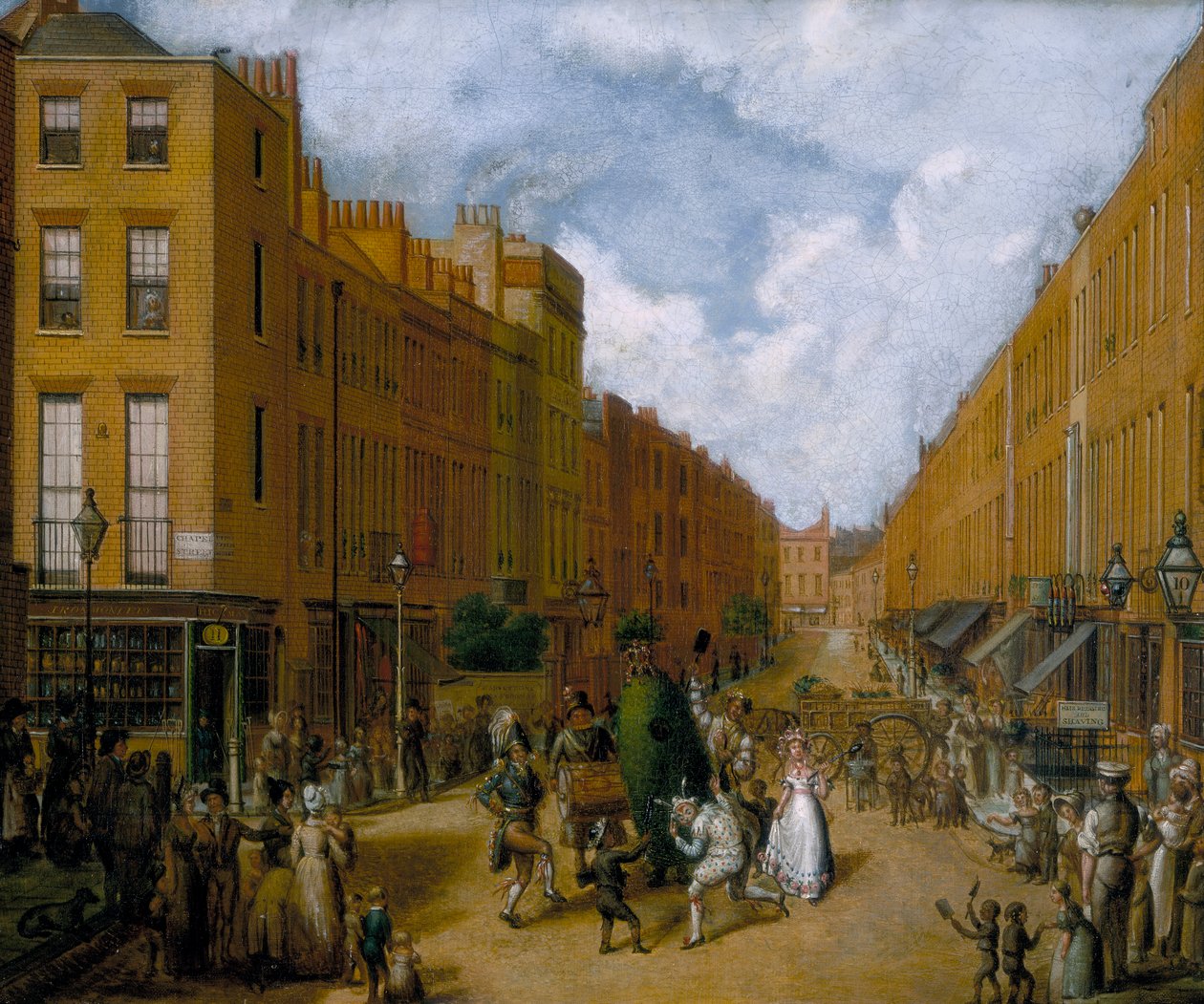 „Sweeps” Day in Upper Lisson Street, Paddington, 1830-as évek végén alkotó: Unbekannt