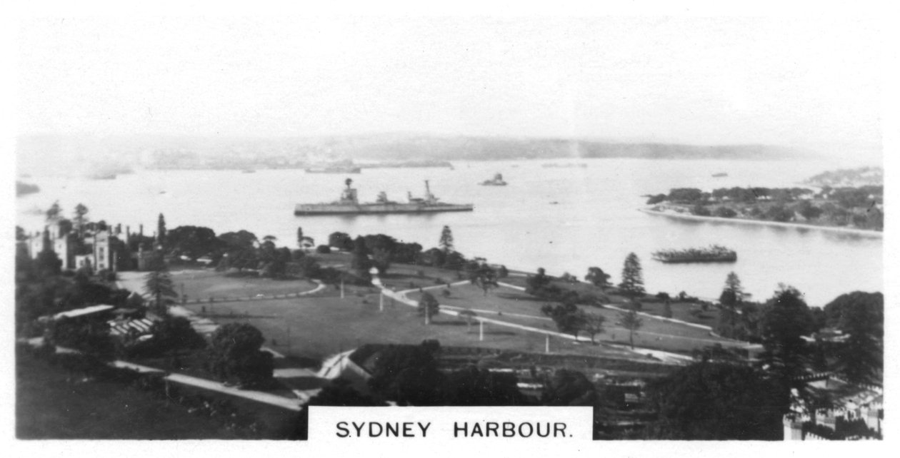 Sydney kikötő, Ausztrália, 1928 alkotó: Unbekannt