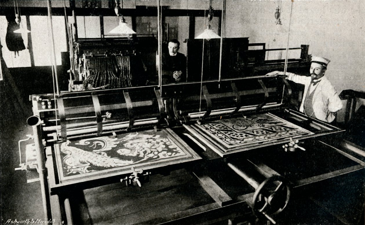 Szczepaniks elektromos kártyavágó gép, c1903 alkotó: Unbekannt