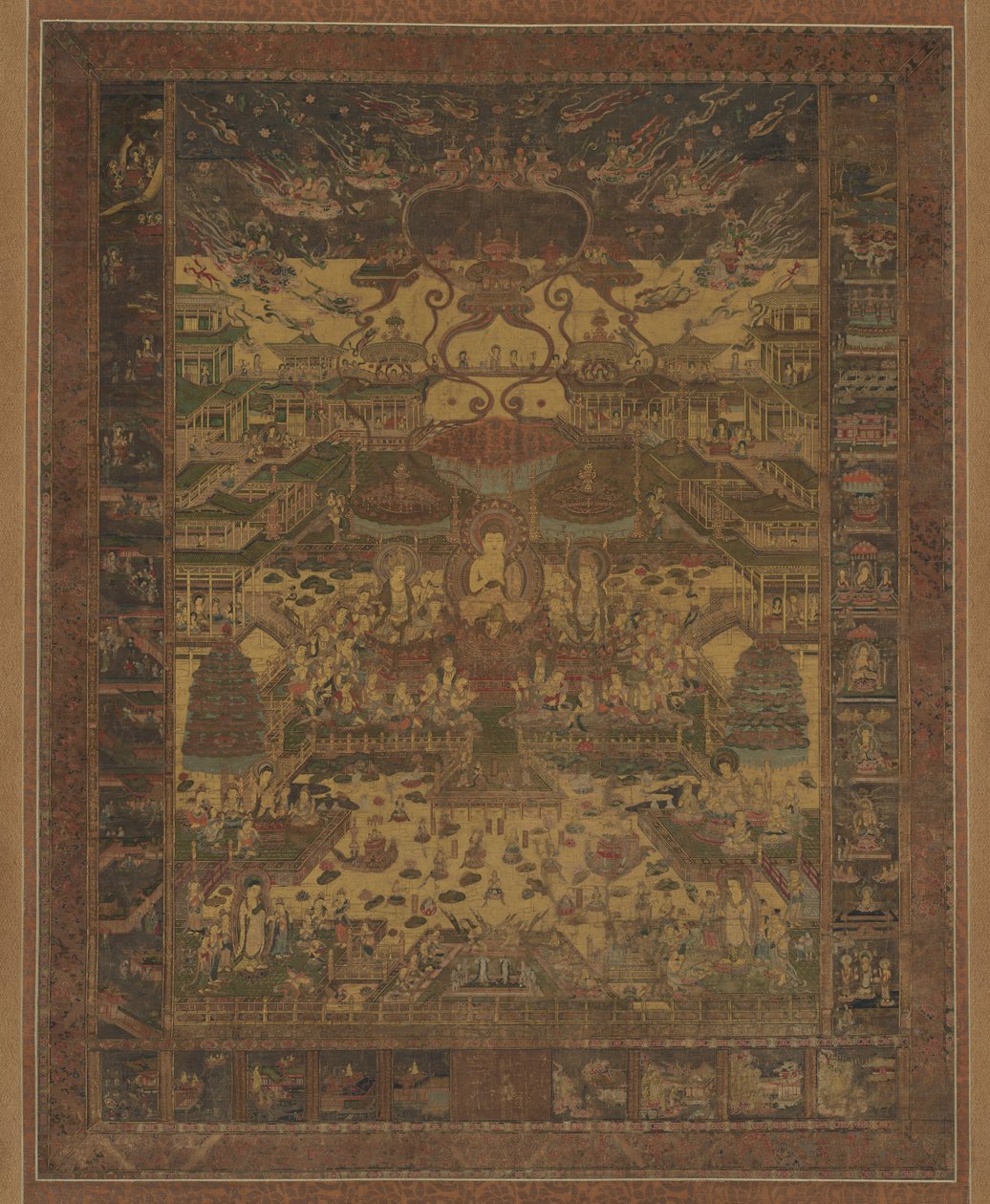 Taima Mandala, 14. század. alkotó: Unbekannt