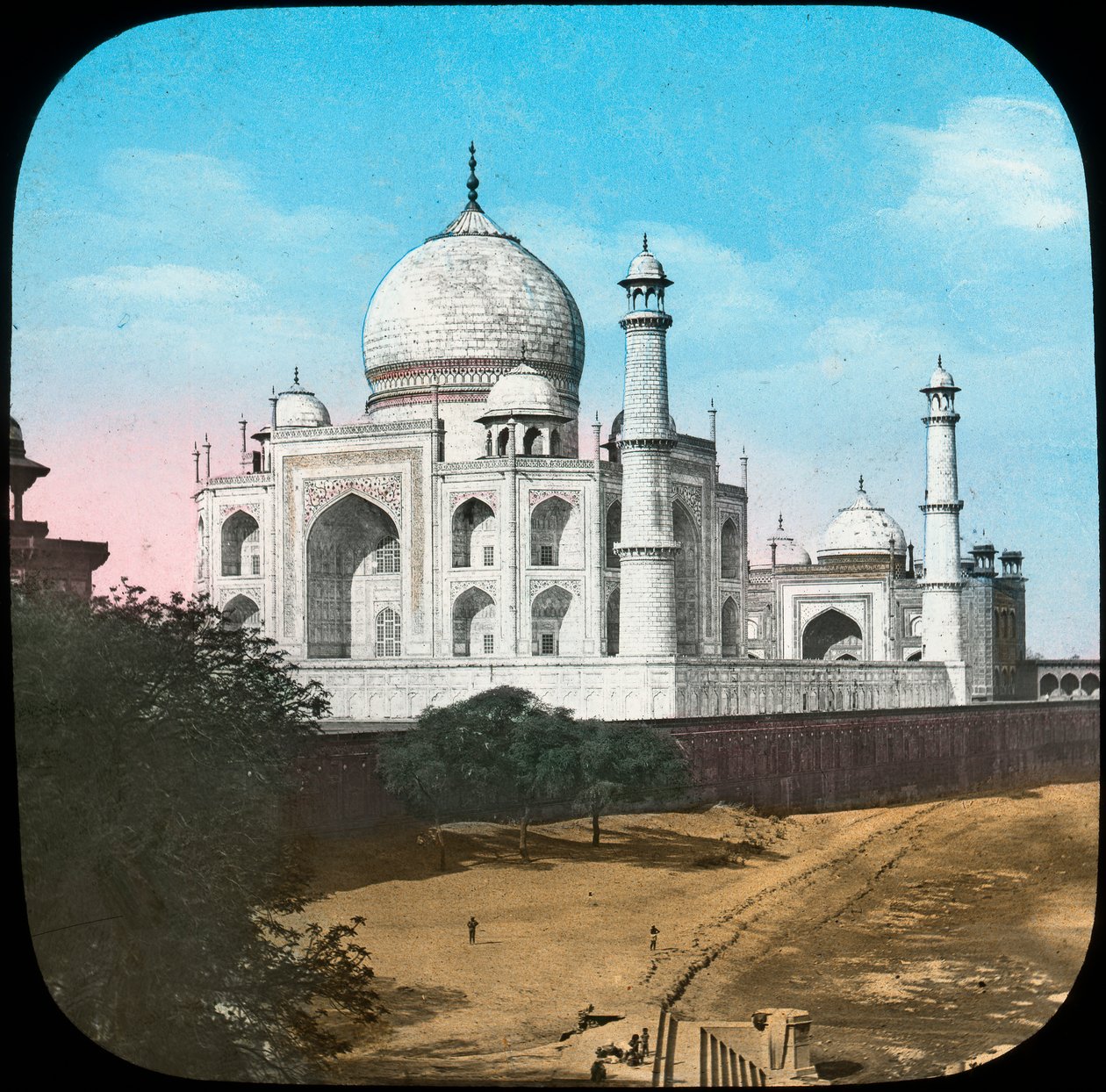 Taj Mahal, Agra, Uttar Pradesh, India, 19. század vége vagy 20. század eleje alkotó: Unbekannt