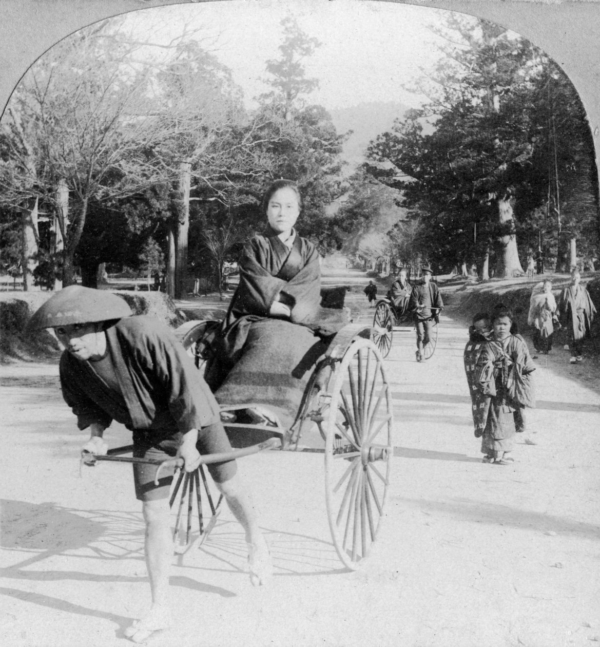 Pörgés a Narában, Japánban, 1901 alkotó: Unbekannt