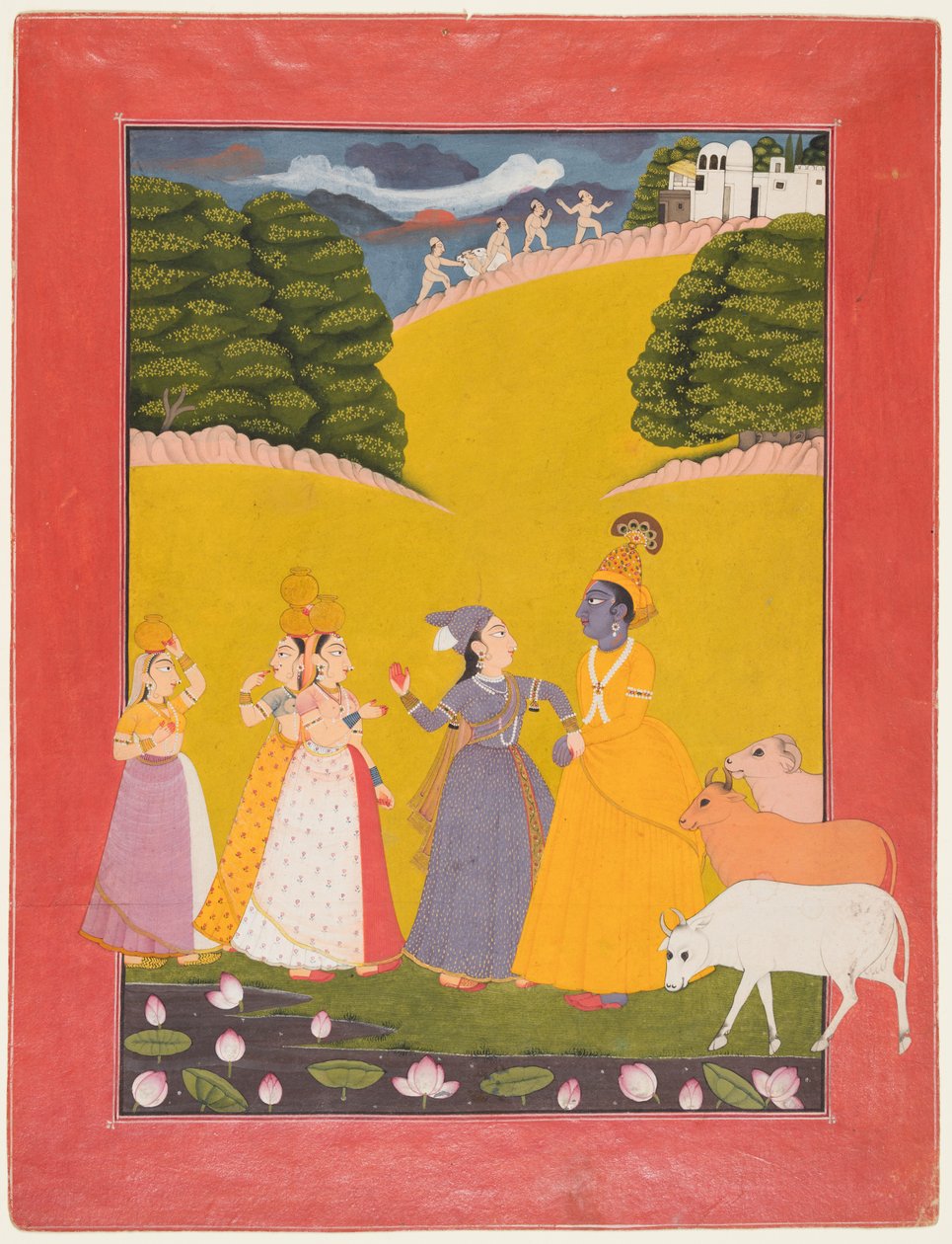 Az útdíj szedése, Dana-lila, c. 1760. alkotó: Unbekannt