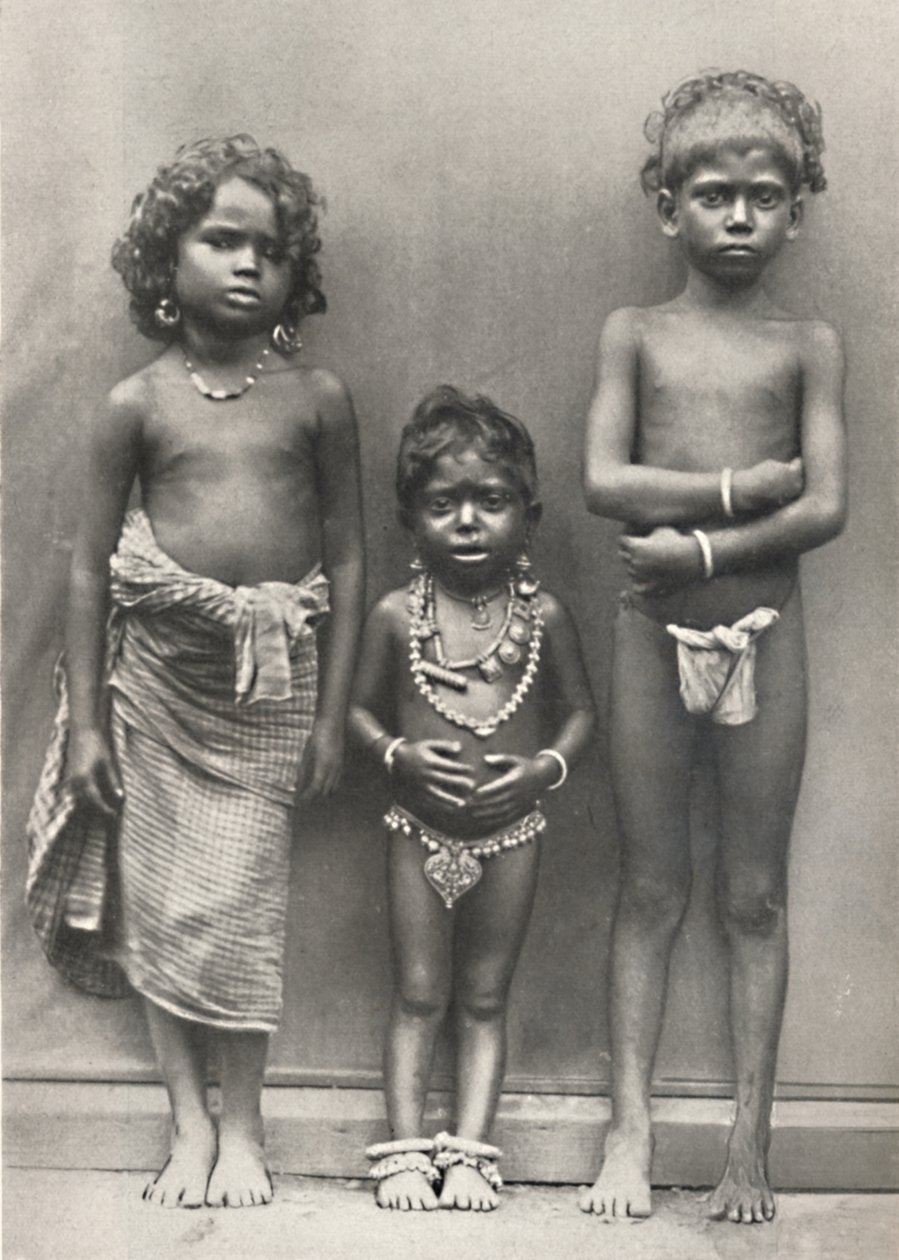Tamulenkinder, 1926 alkotó: Unbekannt