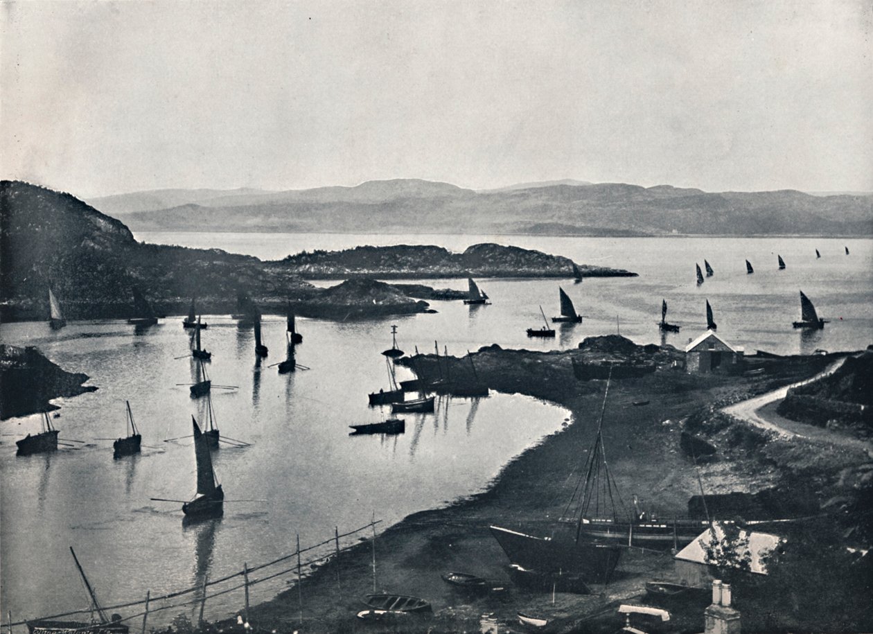 Tarbert - Halászhajók indulnak ki, 1895 alkotó: Unbekannt