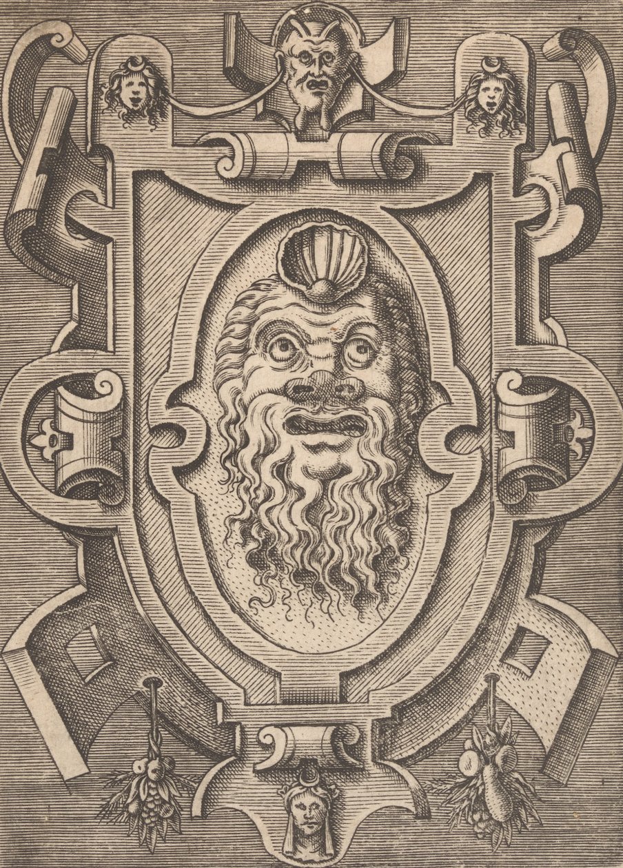 Különféle és szeszélyes találmányok plakettek és egyéb dísztárgyak Kartuszok és egyéb dísztárgyak o ..., 1773. alkotó: Unbekannt