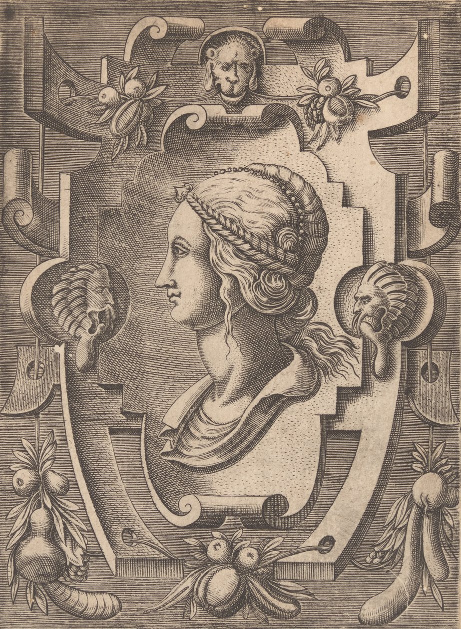 Különféle és szeszélyes találmányok plakettek és egyéb dísztárgyak Kartuszok és egyéb dísztárgyak o ..., 1773. alkotó: Unbekannt
