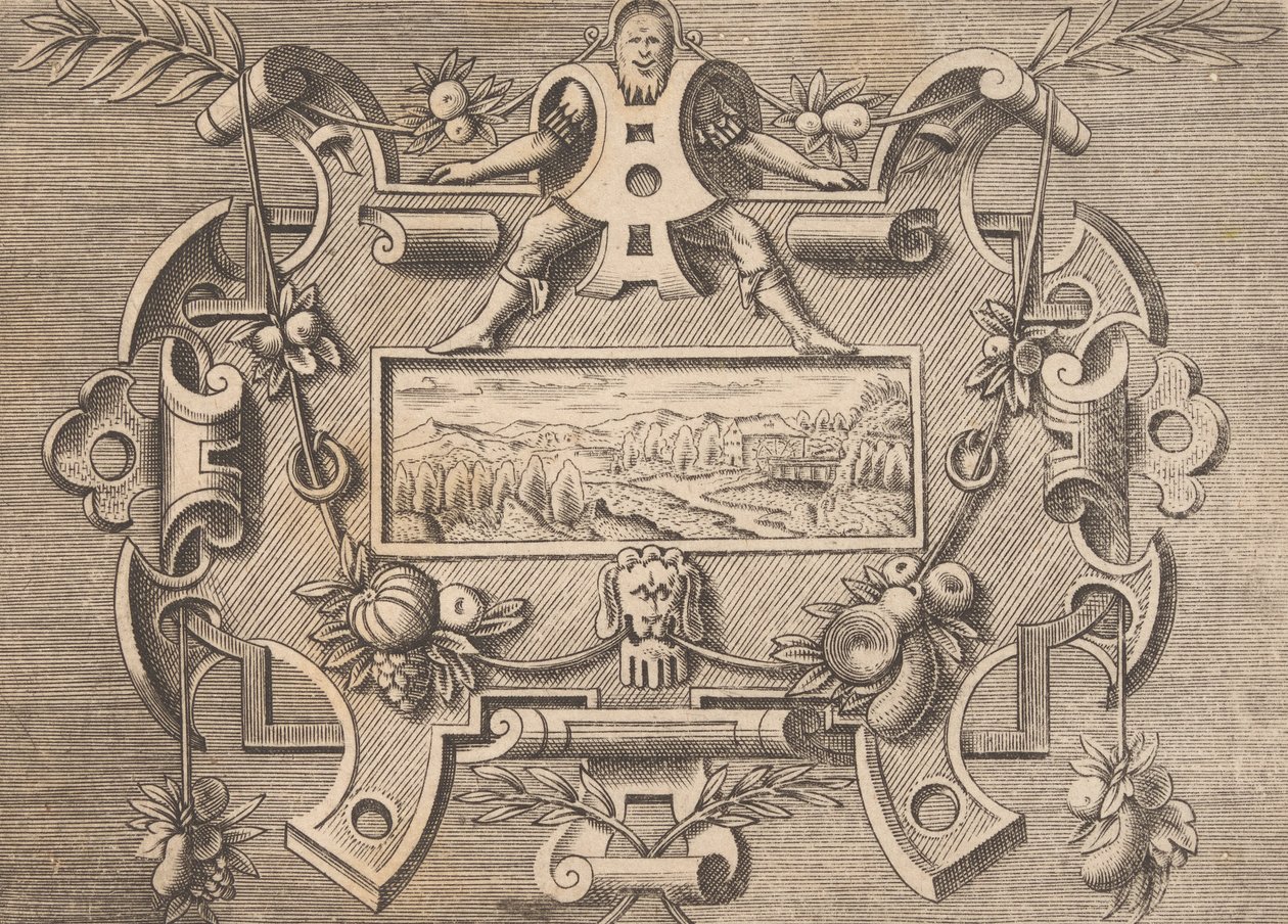 Különféle és szeszélyes találmányok plakettek és egyéb dísztárgyak Kartuszok és egyéb dísztárgyak o ..., 1773. alkotó: Unbekannt