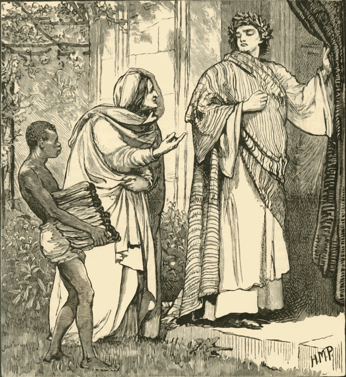 Tarquinius és a Szibilla, 1890. alkotó: Unbekannt