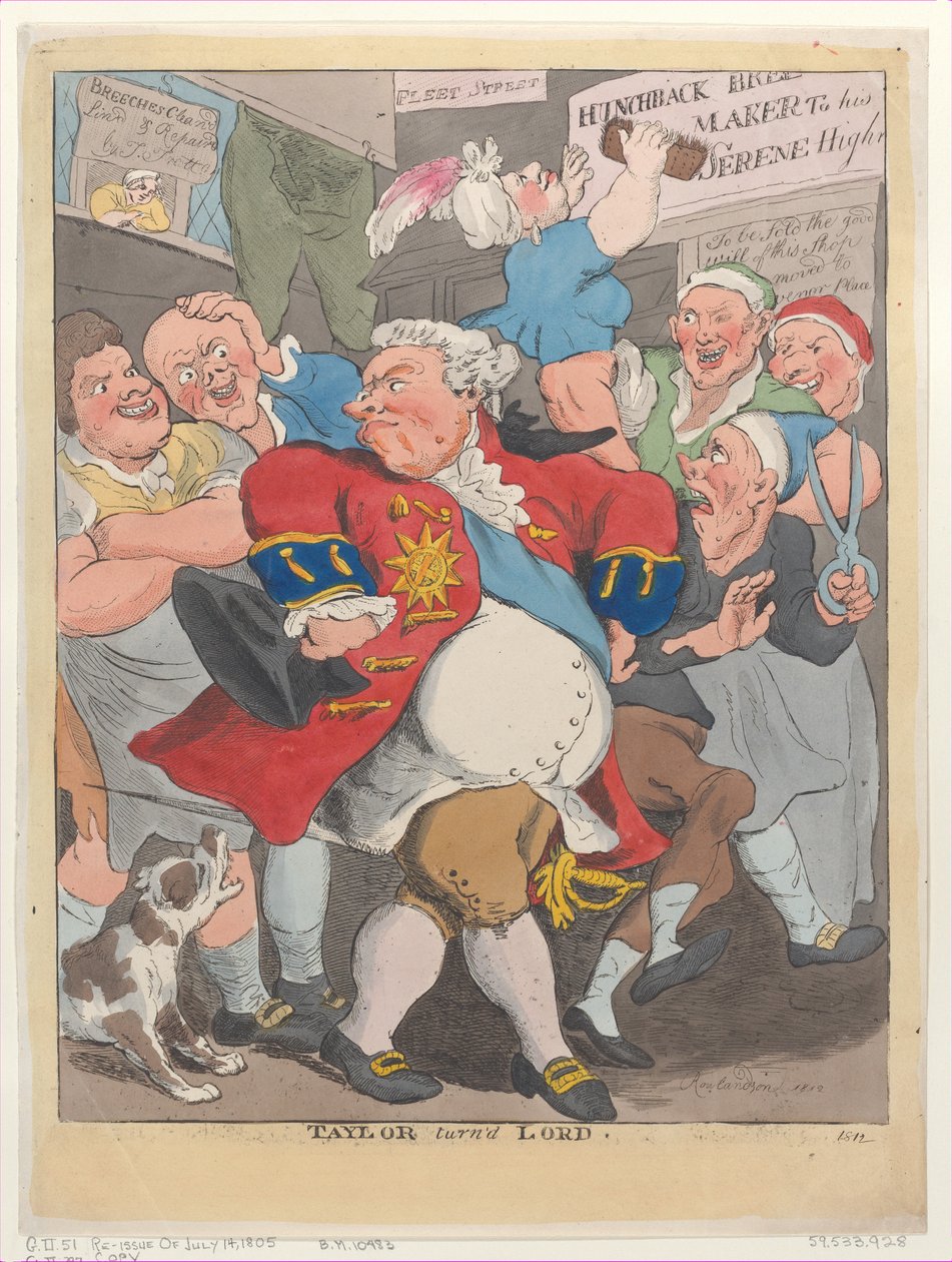 Taylor Lordot fordult, 1812, 1812. alkotó: Unbekannt