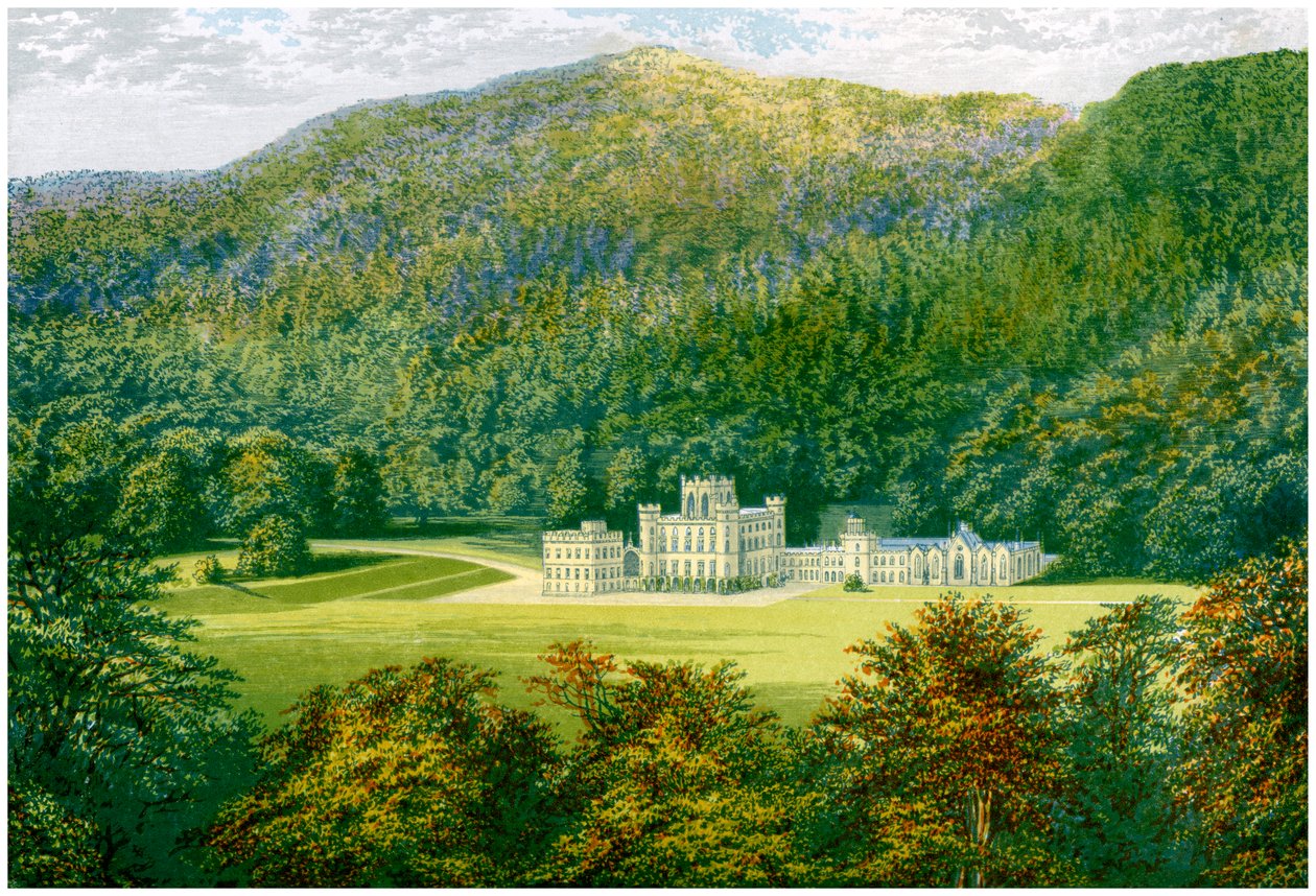 Taymouth kastély, Perthshire, Skócia, Breadalbane gróf otthona, 1880 alkotó: Unbekannt