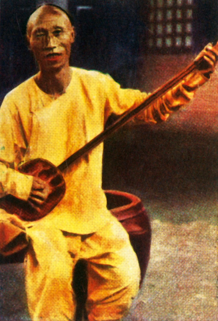 Teaházi zenész, Kína, 1928. alkotó: Unbekannt
