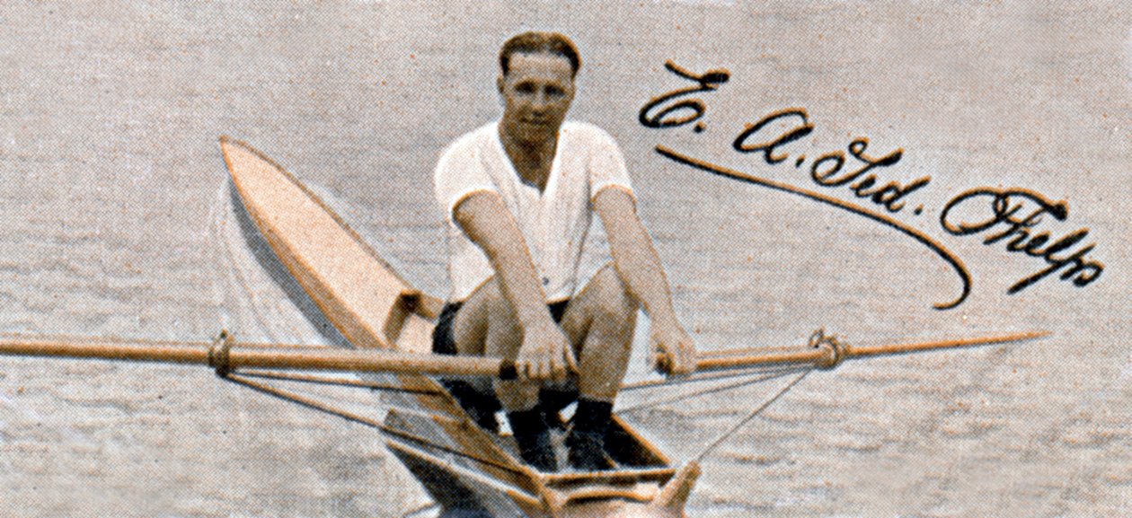 Ted Phelps, profi evezős világbajnok, 1935 alkotó: Unbekannt