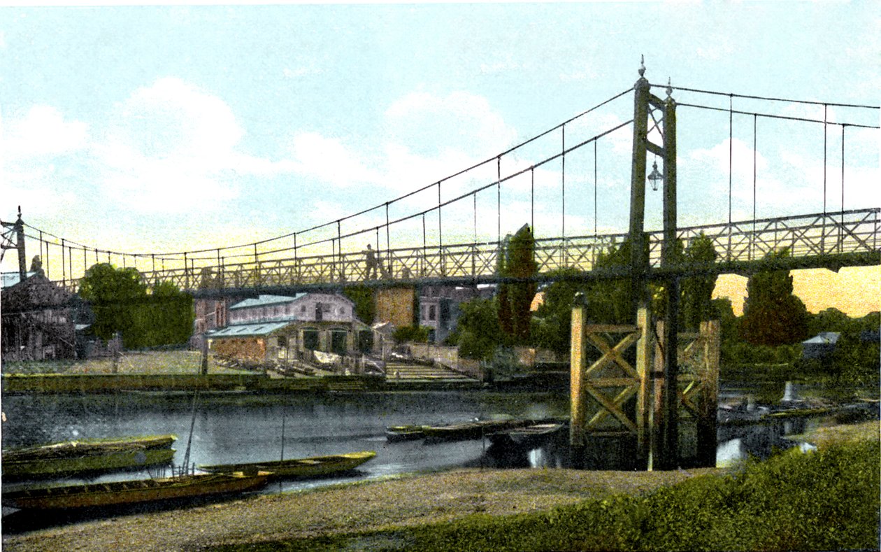 Teddington híd, London, XX. század alkotó: Unbekannt