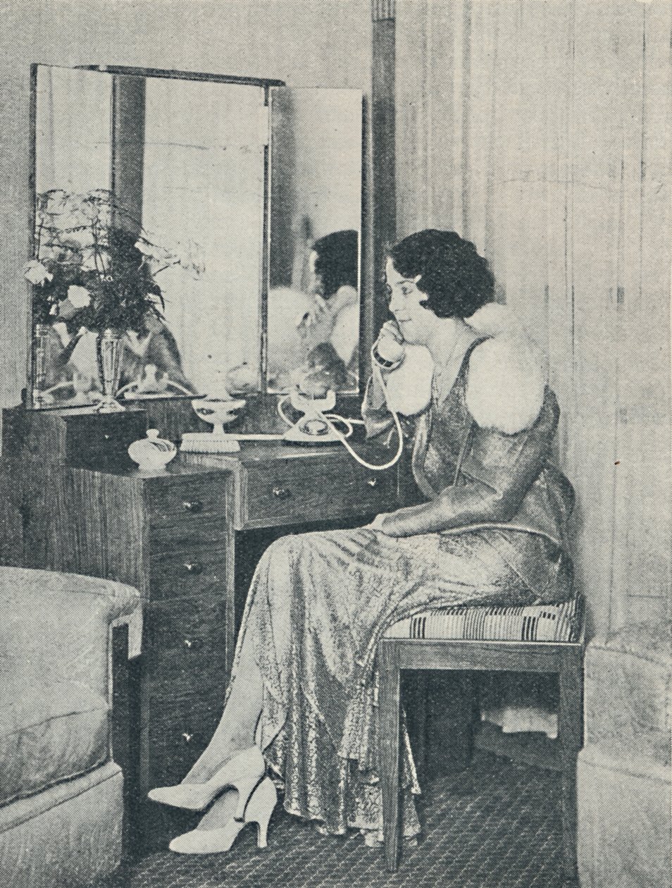 Telefonálás a partra az óceán közepéről, 1936 alkotó: Unbekannt