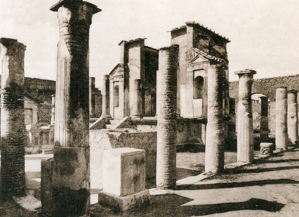 Ízisz temploma, Pompeii, Olaszország, 1900-as évek alkotó: Unbekannt
